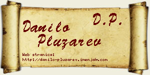 Danilo Plužarev vizit kartica